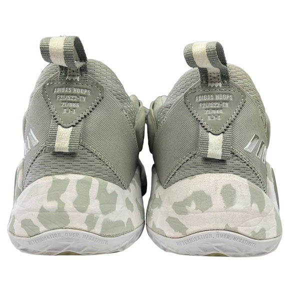 Adidas D.O.N. Issue #3 Donovan Mitchell Gray‎ Basketball Mens Shoes Size 7.5 - Picture 12 of 14